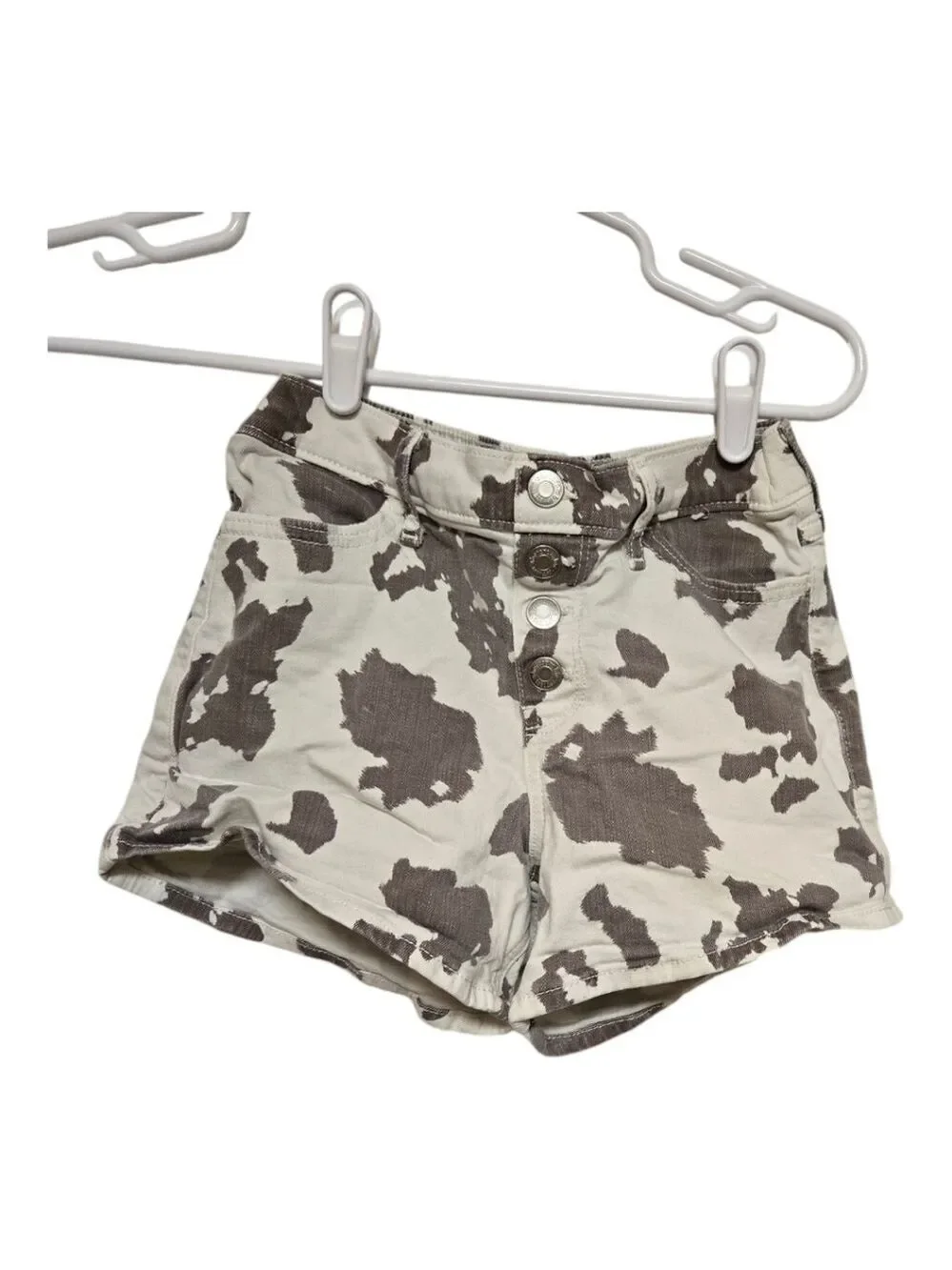 Abercrombie Kids Camo Hi Rise Mini Mom Shorts Girls 11 12
